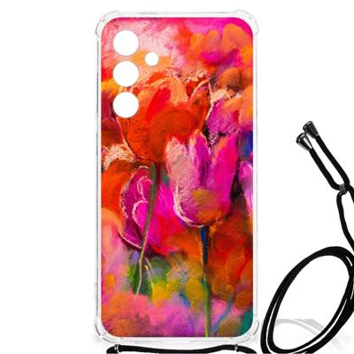 Back Cover Samsung Galaxy A55 Tulips Back Cover Samsung Galaxy A55 Tulips