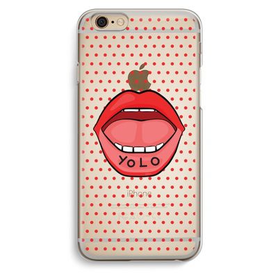 Yolo Denise: iPhone 6 / 6S Transparant Hoesje