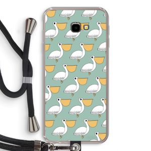 Pelican: Samsung Galaxy J4 Plus Transparant Hoesje met koord