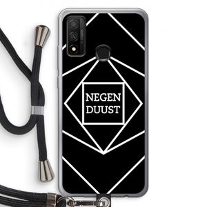 Negenduust geometrisch: Huawei P Smart (2020) Transparant Hoesje met koord