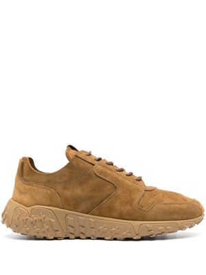 Buttero baskets en daim à lacets - Marron