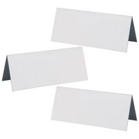 Naamkaartjes/plaatskaartjes - Bruiloft - mat wit - 100x stuks - 7 x 3 cm