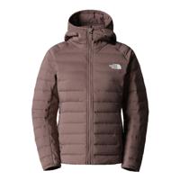 The North Face Belleview Stretch Down Hoodie Dames Isolatiejas Deep Taupe L - thumbnail