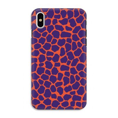 Purple Giraffe: iPhone XS Tough Case