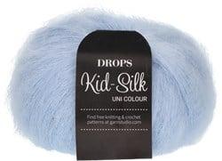 Drops Kid Silk Uni Colour 007 Licht Hemelsblauw