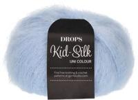 Drops Kid Silk Uni Colour 007 Licht Hemelsblauw - thumbnail