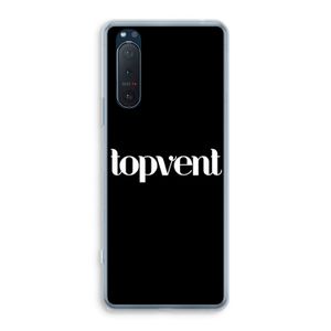 Topvent Zwart: Sony Xperia 5 II Transparant Hoesje