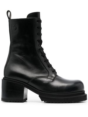 PINKO bottines en cuir 70 mm - Noir