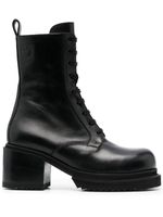 PINKO bottines en cuir 70 mm - Noir - thumbnail