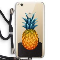 Grote ananas: Huawei Ascend P8 Lite (2017) Transparant Hoesje met koord