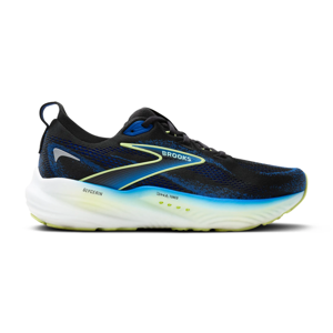 Brooks Glycerin 22 hardloopschoenen black/cobalt/neo yellow heren 42.5