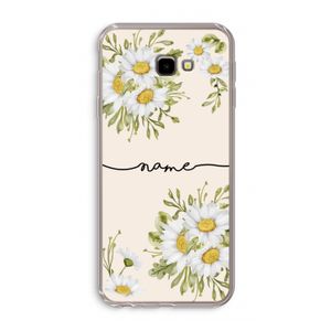 Daisies: Samsung Galaxy J4 Plus Transparant Hoesje
