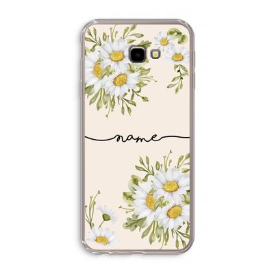 Daisies: Samsung Galaxy J4 Plus Transparant Hoesje