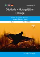 Wandelkaart 9 Outdoorkartan Gäddede - Hotagsfjällen - Föllinge | Norstedts