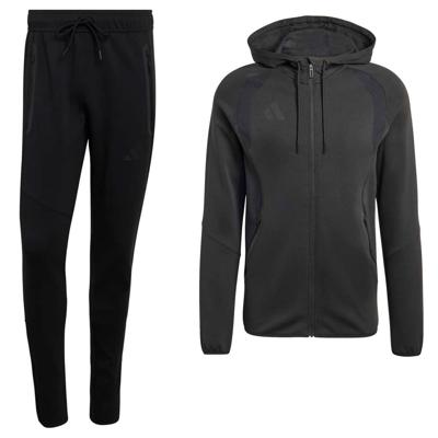 adidas Tiro Travel Joggingpak Full-Zip Vest Zwart