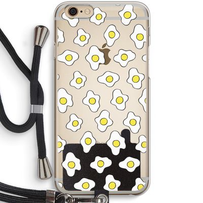 Spiegeleitjes: iPhone 6 / 6S Transparant Hoesje met koord