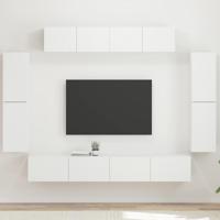 TV-kast 4 pcs Wit