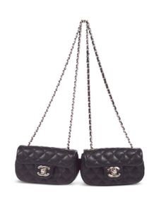 CHANEL Pre-Owned sac à main Twin Classic Flap 2011 - Noir