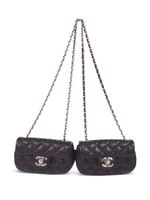 CHANEL Pre-Owned sac à main Twin Classic Flap 2011 - Noir