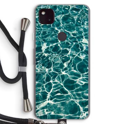 Weerkaatsing water: Pixel 4a 5G Transparant Hoesje met koord