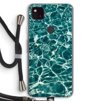 Weerkaatsing water: Pixel 4a 5G Transparant Hoesje met koord