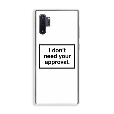 Don't need approval: Samsung Galaxy Note 10 Plus Transparant Hoesje