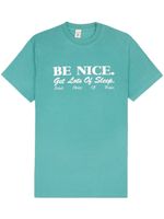 Sporty & Rich t-shirt Be Nice en coton - Bleu - thumbnail