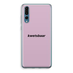 kwetsbaar: Huawei P20 Pro Transparant Hoesje