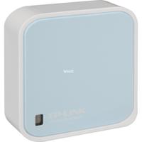 TP-Link TL-WR802N draadloze router Fast Ethernet Single-band (2.4 GHz) Blauw, Wit - thumbnail