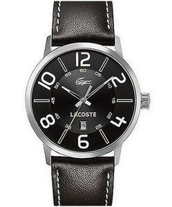 Horlogeband Lacoste 2010499 / LC-44-1-14-2213 Leder Zwart 24mm