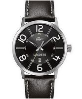 Horlogeband Lacoste 2010499 / LC-44-1-14-2213 Leder Zwart 24mm