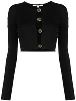 MANURI cardigan Miss Jane crop - Noir