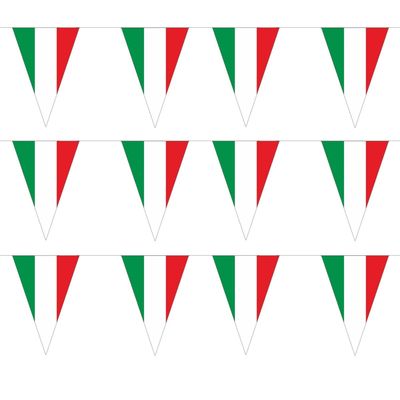 3x stuks polyester vlaggenlijn Italie 5 meter