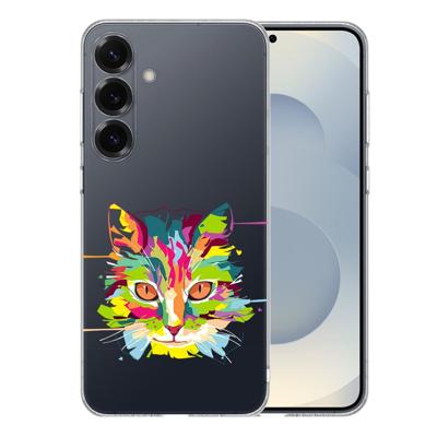 TPU Hoesje Samsung Galaxy S25 Plus - Cat Color Backcover