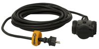 QwattPro Hangkoppeling 3xRA 25m 3G1,5 H07RN-F - 2571003 - 2571003