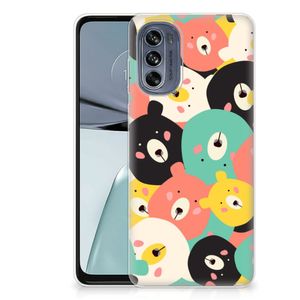 Motorola Moto G62 5G Telefoonhoesje met Naam Bears