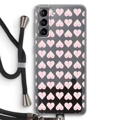 Ass 'n Titties: Samsung Galaxy S21 Transparant Hoesje met koord