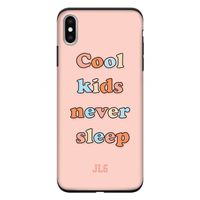 Cool Kids Never Sleep: iPhone XS Max Tough Case