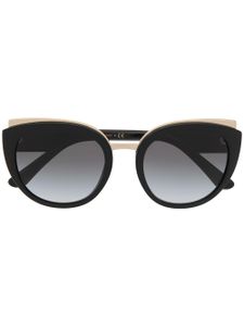 Dolce & Gabbana Eyewear lunettes de soleil à monture ronde - Noir