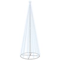 The Living Store LED Kegelkerstboom - 500 cm x 160 cm - Koudwit - 732 LEDs