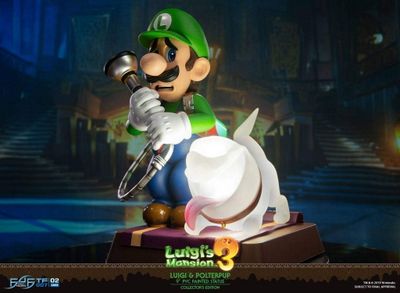 Luigi's Mansion 3: Luigi & Polterpup 9 inch PVC Collector's Edition (schade aan doos)