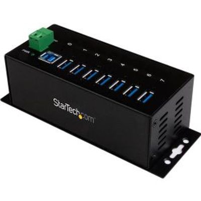 StarTech.com 7-poorts industriële USB 3.0 hub beveiliging tegen ESD en stootspanningen