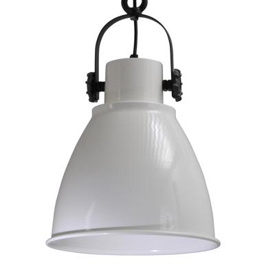 Masterlight Retro industrie hanglampIndustria 27 Bow wit met zwart - 2007-06-06-B-K