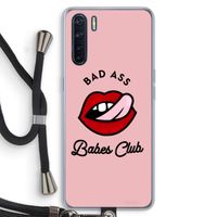 Badass Babes Club: Oppo A91 Transparant Hoesje met koord