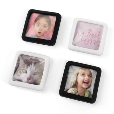 Trendform Magneten DO IT! Vierkant - set van 4 - zwart/wit