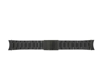 Horlogeband Fossil FS5349 / 74xxxx Roestvrij staal (RVS) Antracietgrijs 22mm