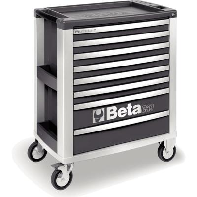 Beta C39/8 Grijs Gereedschapswagen, met 8 laden. - 039000042