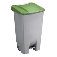 Afvalcontainer/rolemmer/pedaalemmer Basic - groen - 120 liter - 51 x 43 x 88 cm - huis/tuin afval sc Afvalcontainer/rolemmer/pedaalemmer Basic - groen - 120 liter - 51 x 43 x 88 cm - huis/tuin afval sc