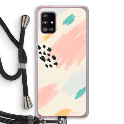 Sunday Chillings: Samsung Galaxy A51 5G Transparant Hoesje met koord