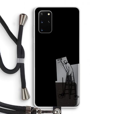 Musketon Painter: Samsung Galaxy S20 Plus Transparant Hoesje met koord